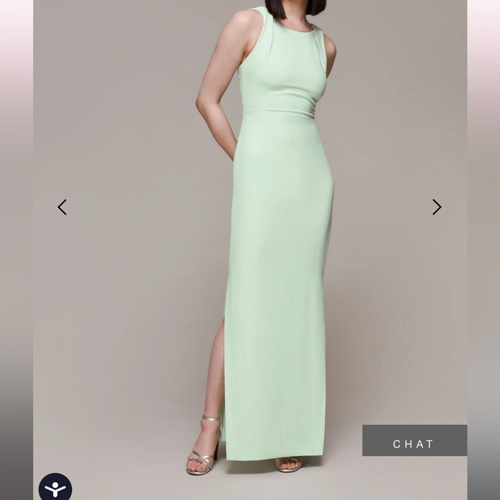 Whistles Tie Back Maxi Dress